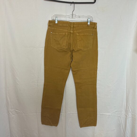 Pilcro from Anthropologie Mustard Denim Pants - size 30 - Picture 5 of 7